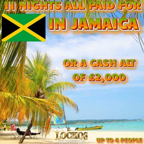 WIN A ALL INCLUSIVE HOLIDAY TO JAMAICA FOR A FAMILY OF 4 FOR JUNE 2025!!! PLUS INSTANT WINS!!! ☀️