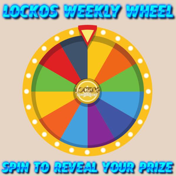 FREE WEEKLY WHEEL! TO WIN ANY THING UP TO SITE CREDIT!!