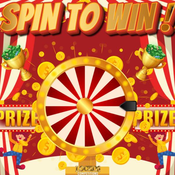 SPIN TO WIN BETWEEN £500 - £3000 CASH ! PLUS 20X £100 INSTANTS WINS TO BE WON !