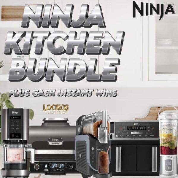 NINJA KITCHEN BUDLE! PLUS £50 INSTANT WINS! 50P PER TICKET!