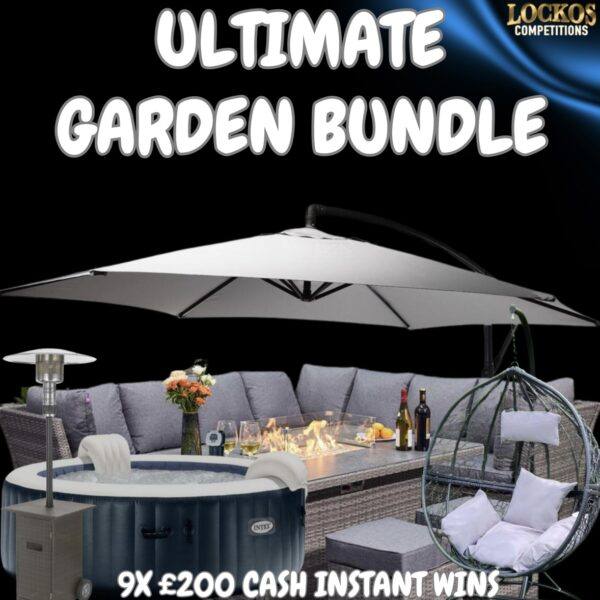 ULTIMATE GARDEN BUNDLE!! PLUS £200 CASH INTANT WINS!!