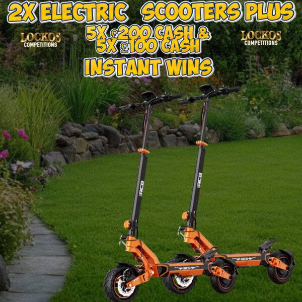 WIN 2 ELECTRIC SCOOTERS PLUS INSTANT WINS FOR 30p
