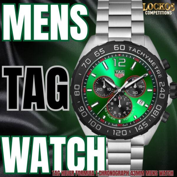 MENS TAG HEUER FORMULA 1 CHRONOGRAPH WATCH WITH 20X £100 CASH INSTANT WINS!