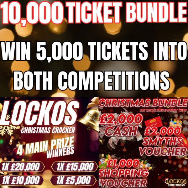 CHRISTMAS COMBO TICKET BUNDLE! WIN 10,000 TICKETS!