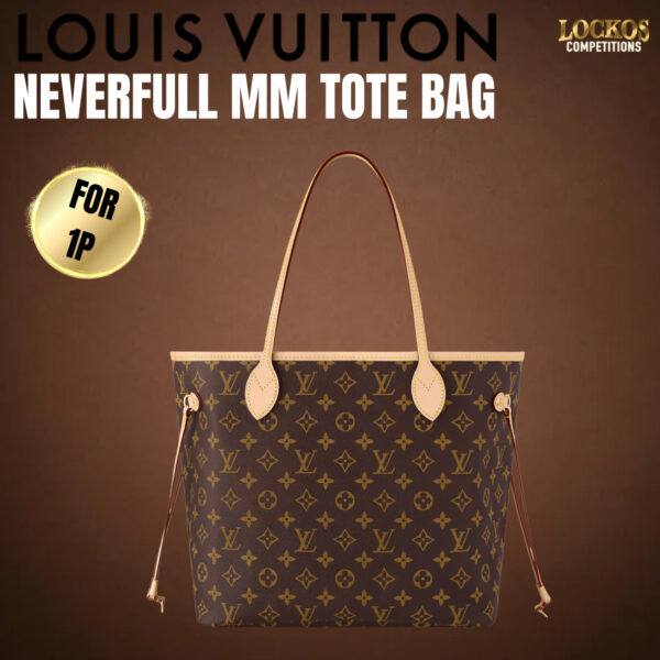 LOUIS VUITTON NEVERFULL MM TOTE BAG FOR 1P!